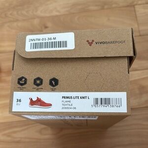 Vivobarefoot Red Athletic Shoes for Active Adventures